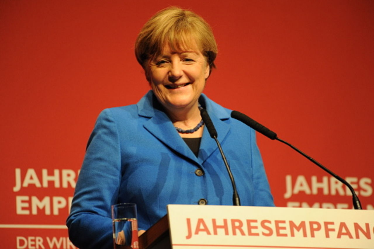 Foto: Die Bundeskanzlerin lächelt