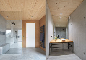 Bad und Gäste-WC Erdgeschoss