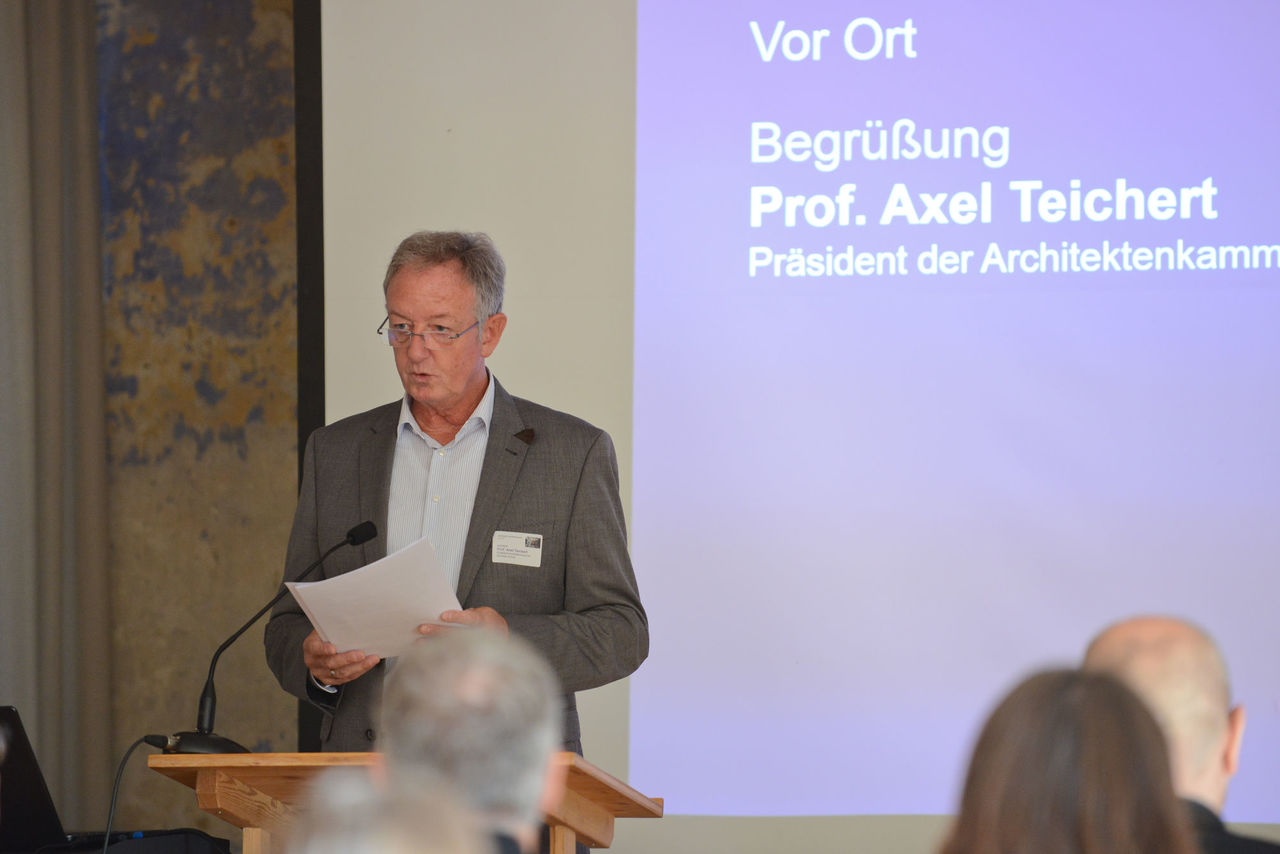 Präsident der Architektenkammer Sachsen-Anhalt Axel Teichert.