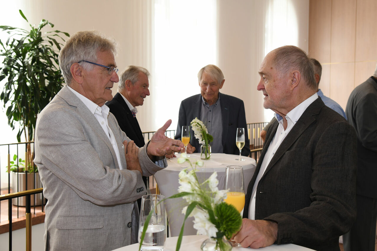 Klaus Bierbaum und Prof. Gerhard Meerwein