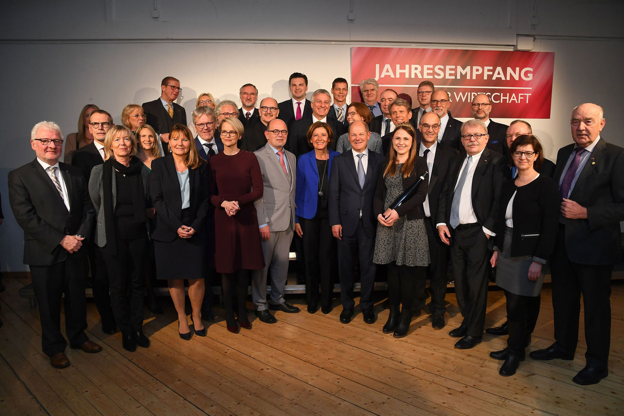 Politiker und Wirtschaftsvertreter beim Jahresempfang 2019 in Mainz
