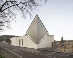 Ansicht Süden, Aussegnungshalle 