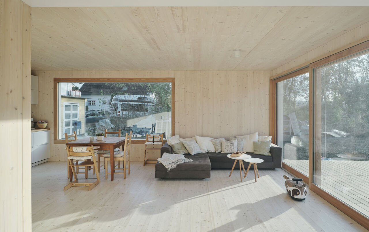 Foto: David Schreyer, Architekturbild & Freie Arbeiten, A-Wörgl - Österreich TNY55 Wohnbereich