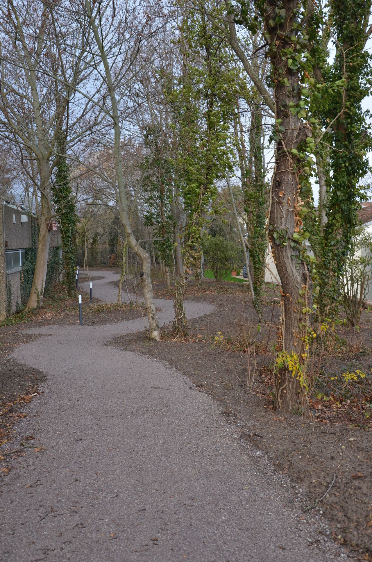 Weg durch den Wohnpark