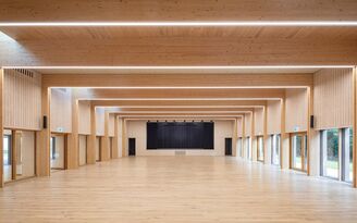 Foto: Michael Heinrich, Michael Heinrich Fotografie für Architekten, München Blick auf die Bühne