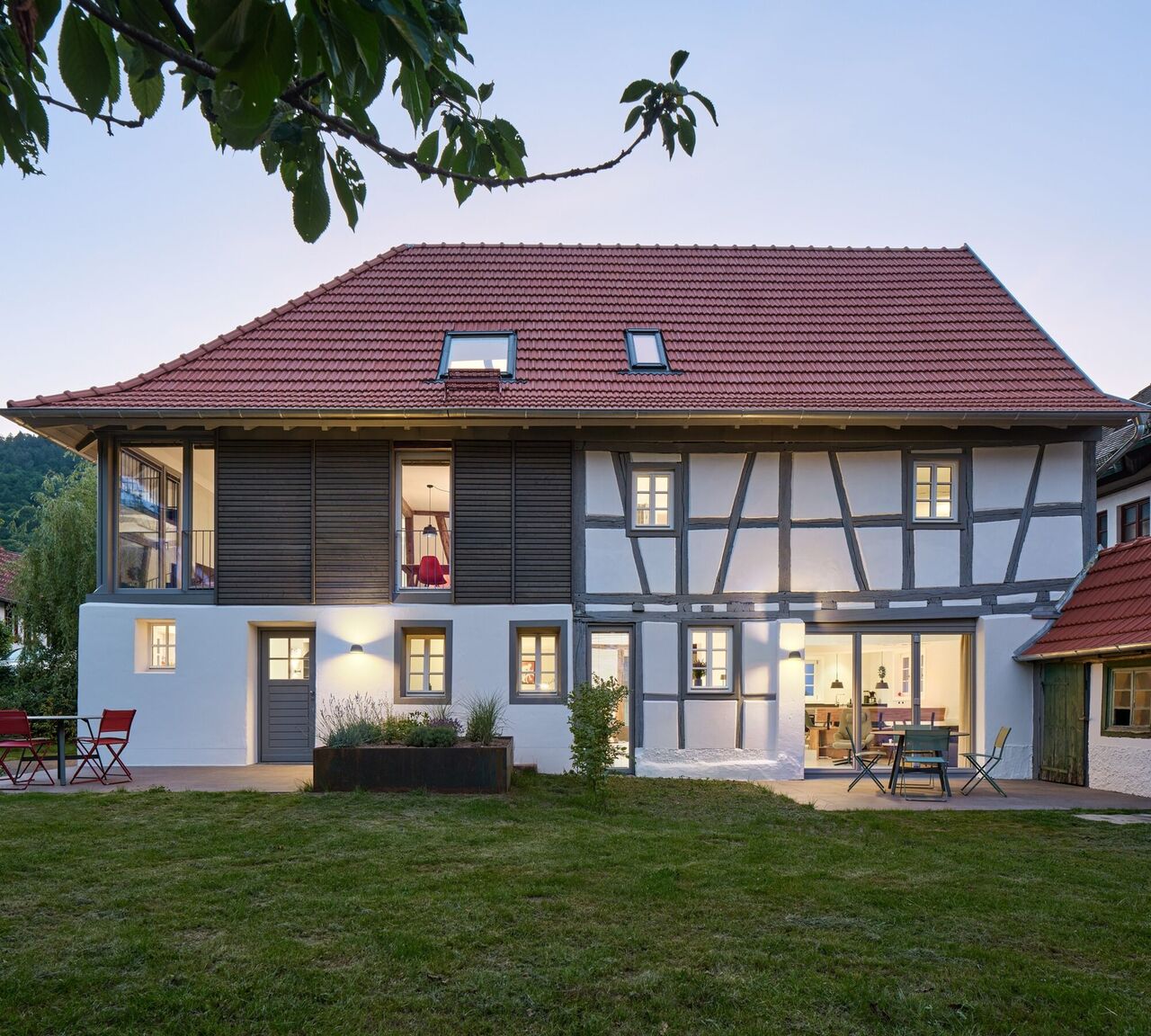 Ansicht Süd nach der Sanierung