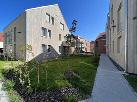 Foto: Ruediger Prof. Kramm, Darmstadt Ingelheim Kirchstrasse Neubau von 10 Wohnhäusern und Tiefgarage