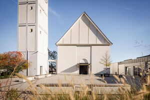 B+R TdA2023 Pauluskirche - Ansicht West B+R TdA2023 Pauluskirche - Ansicht West