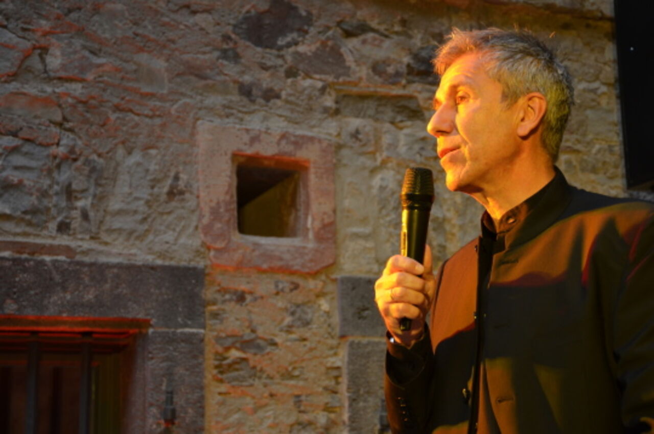 Kammergruppensprecher Joachim Rind eröffnete das Sommerfest in Koblenz.