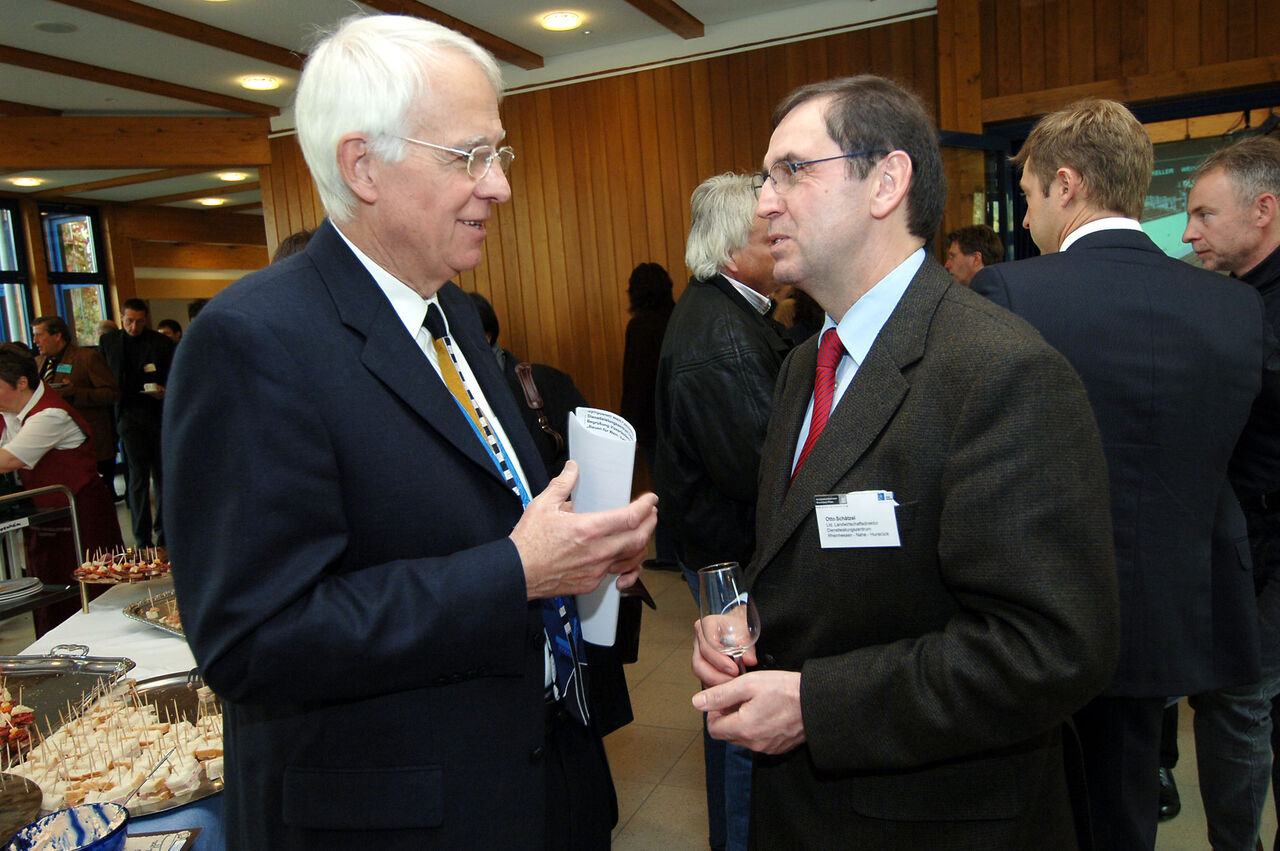 Vizepräsident Hans Gelbert und Otto Schätzel