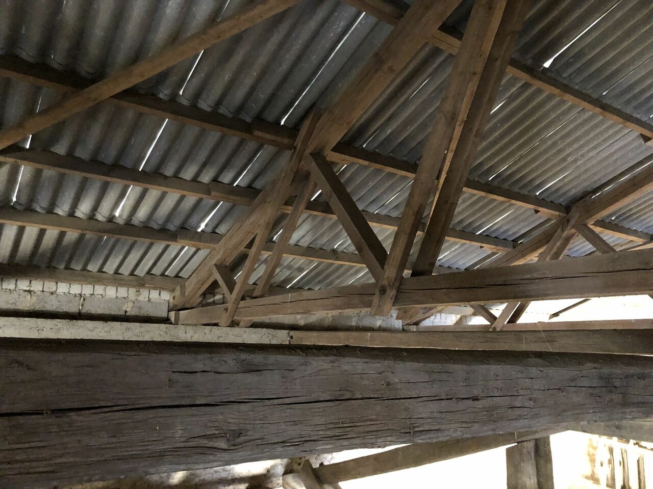 Dachstuhl vor Umbau