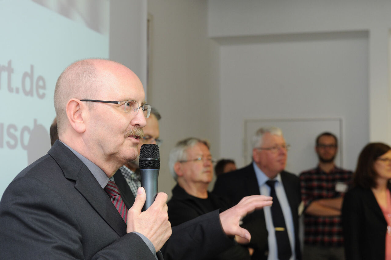 Kammerpräsident Gerold Reker bei der Eröffnung zum Kammerstart 