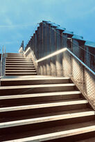 Foto: Johannes Zepf, FORMAAT Meyer Wachall Zepf Architekten, Mainz Fuß- und Radwegsteg Saarstraße