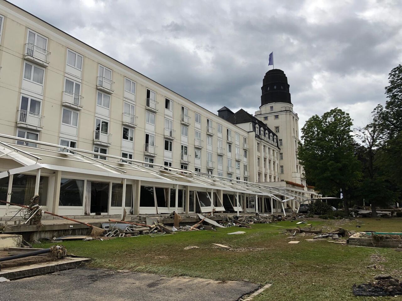 Hotel Steigenberger mit Flutschaden