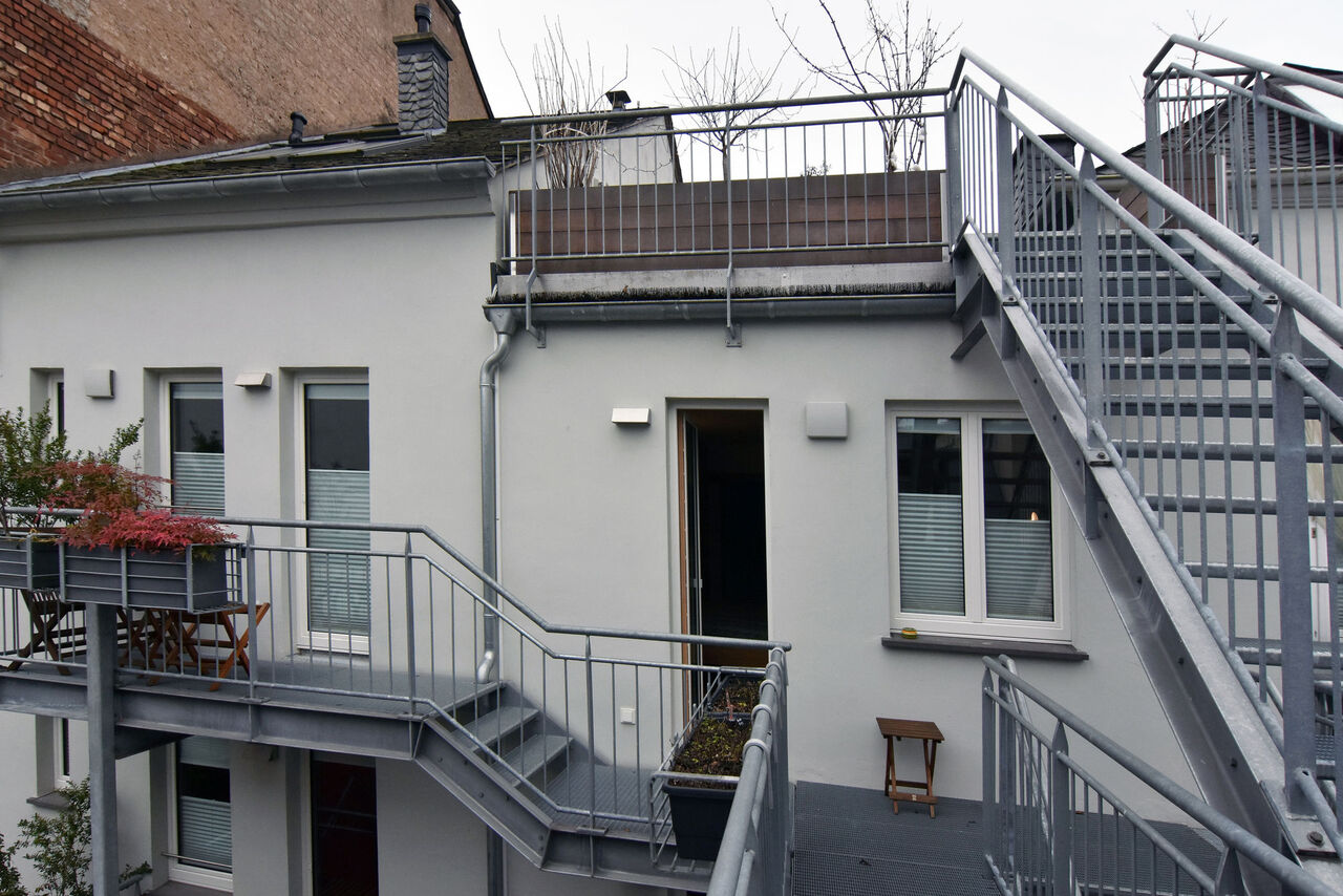 Zugang Dachterrasse