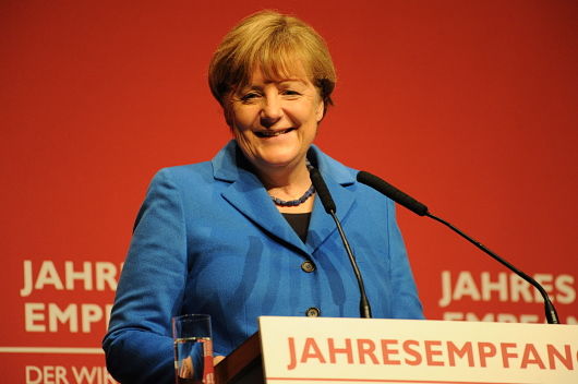 Foto: Die Bundeskanzlerin lächelt