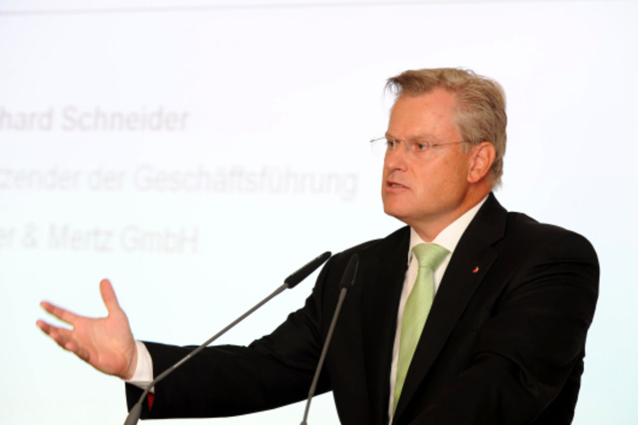 Reinhard Schneider, Vorsitzender der Geschäftsführung Werner & Mertz
