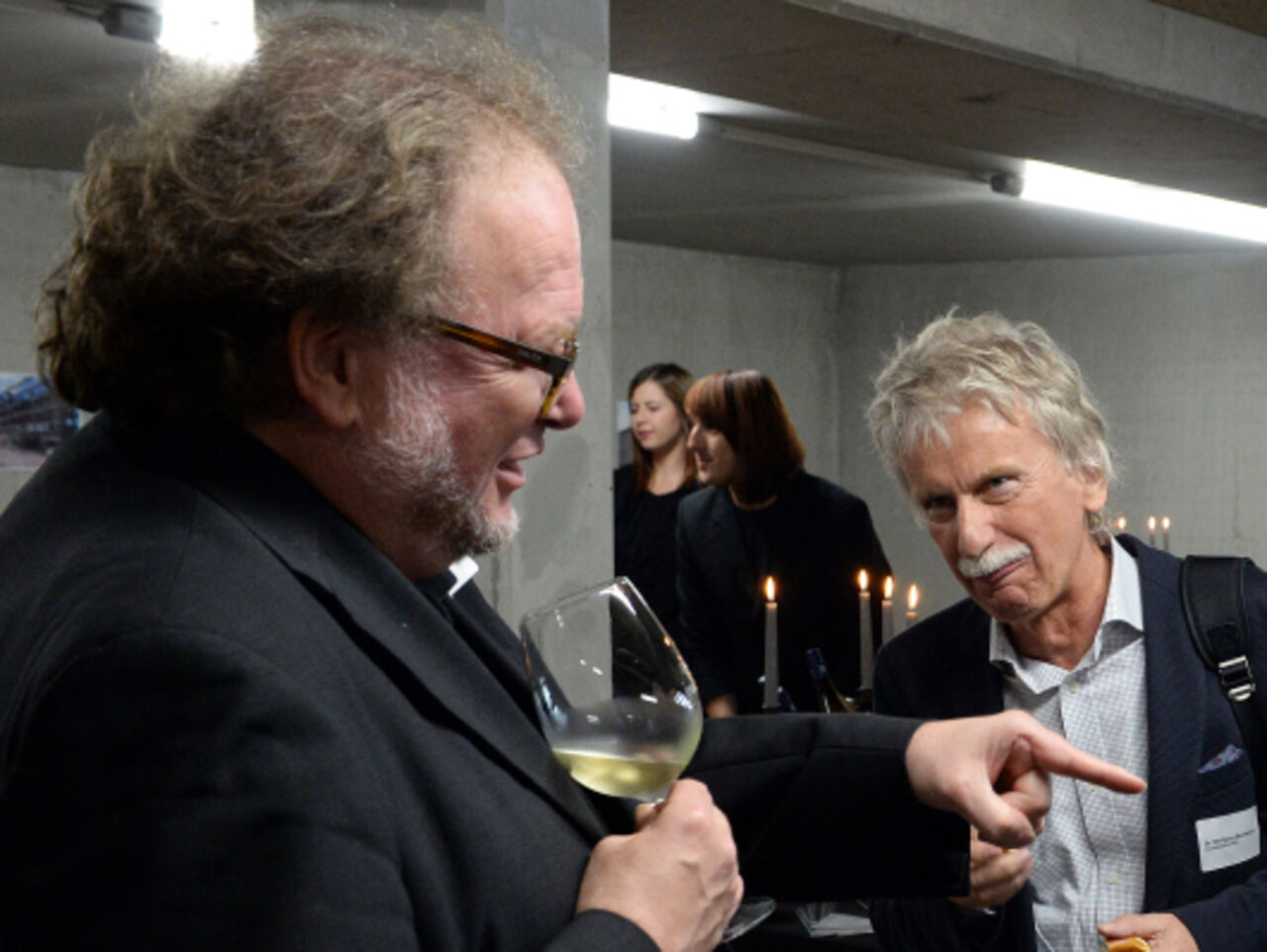 Thomas Metz und Dr. Wolfgang Bachmann im Gespräch