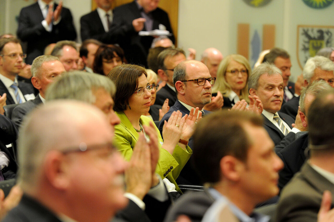 Foto: Publikum applaudiert.