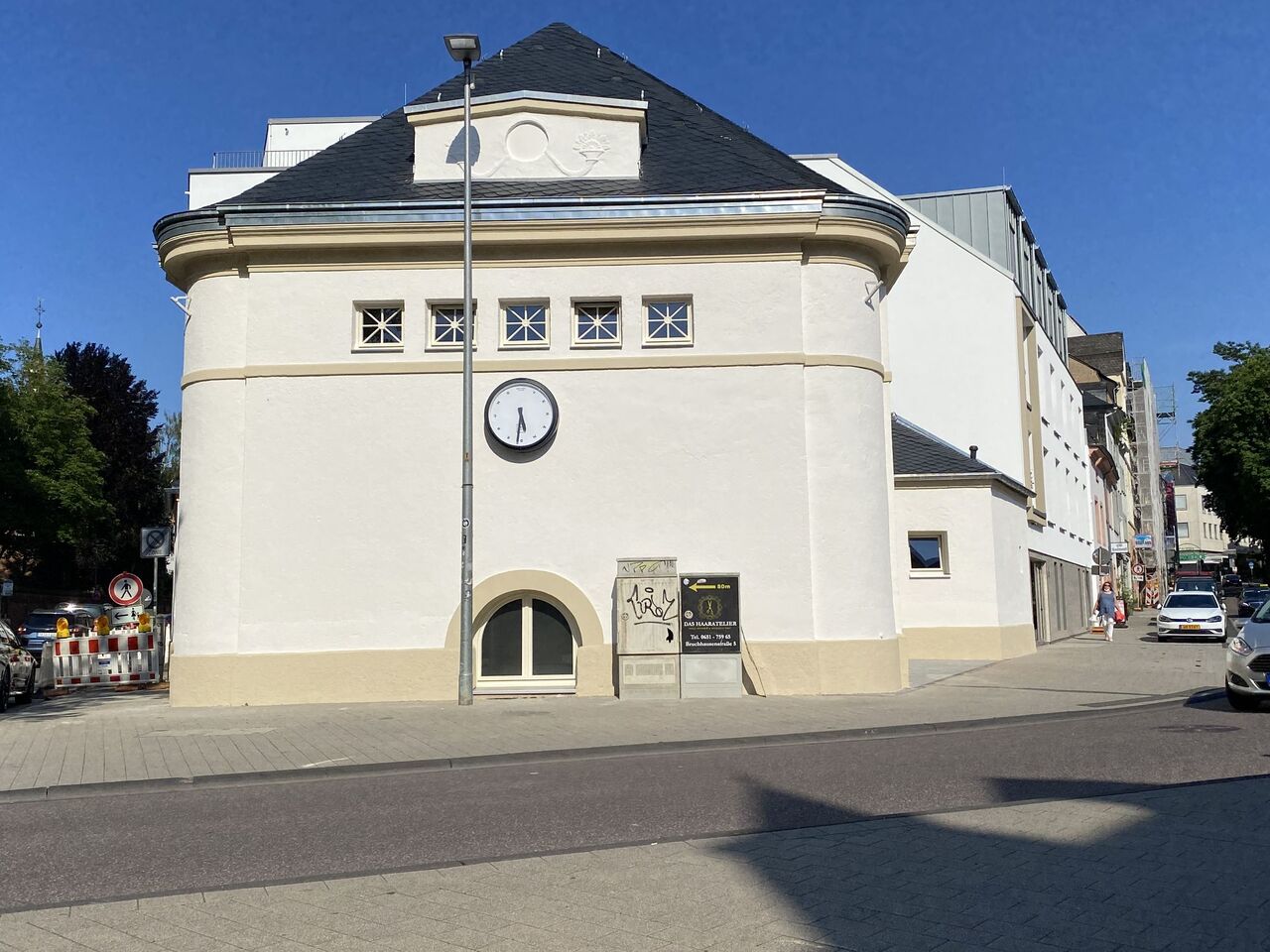 Trafohaus nach Umbau Ansicht Pferdemarkt 