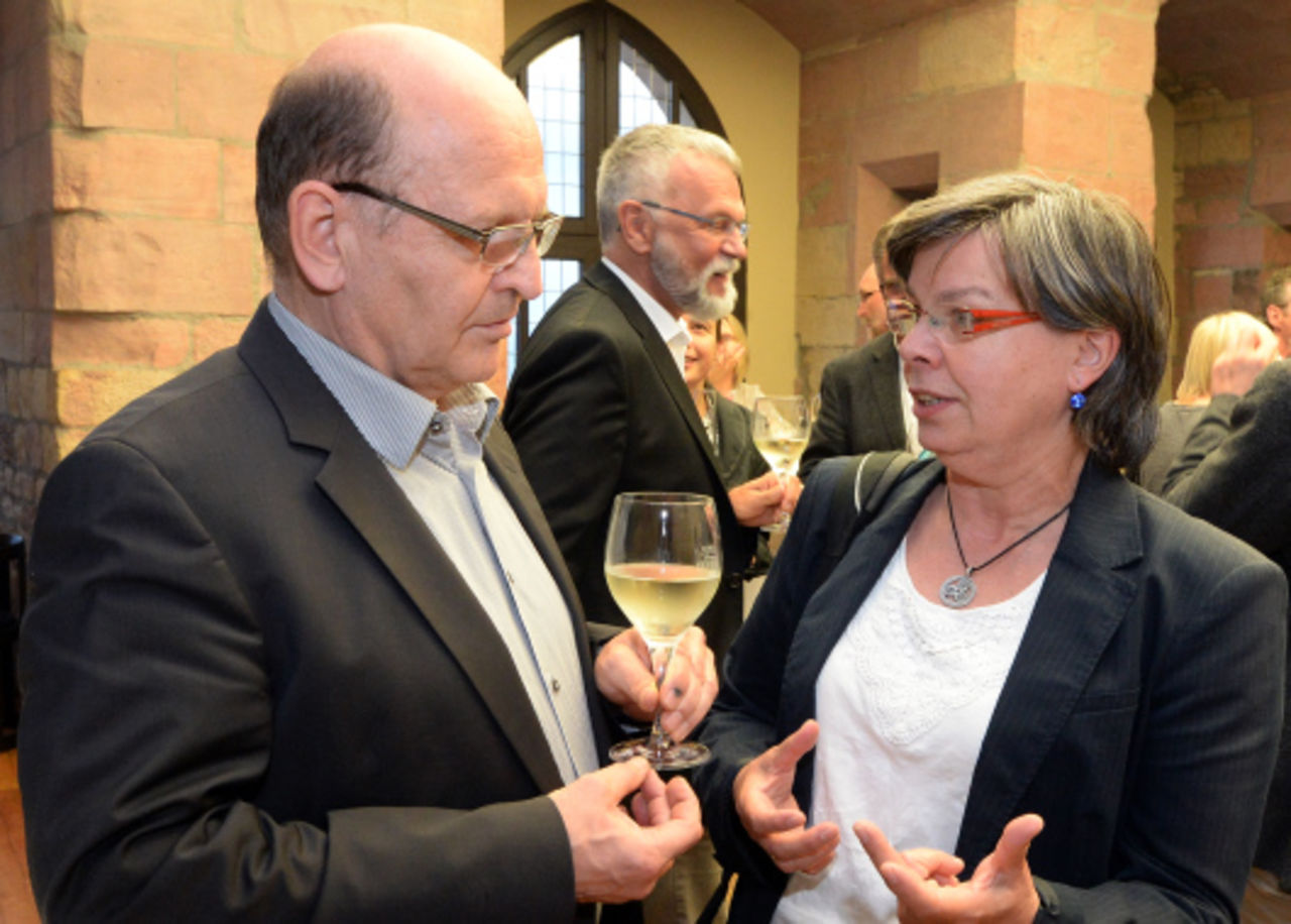 Vizepräsident der Kammer Ernst Eicher mit Vorstandsmitglied Gerlinde Wolf