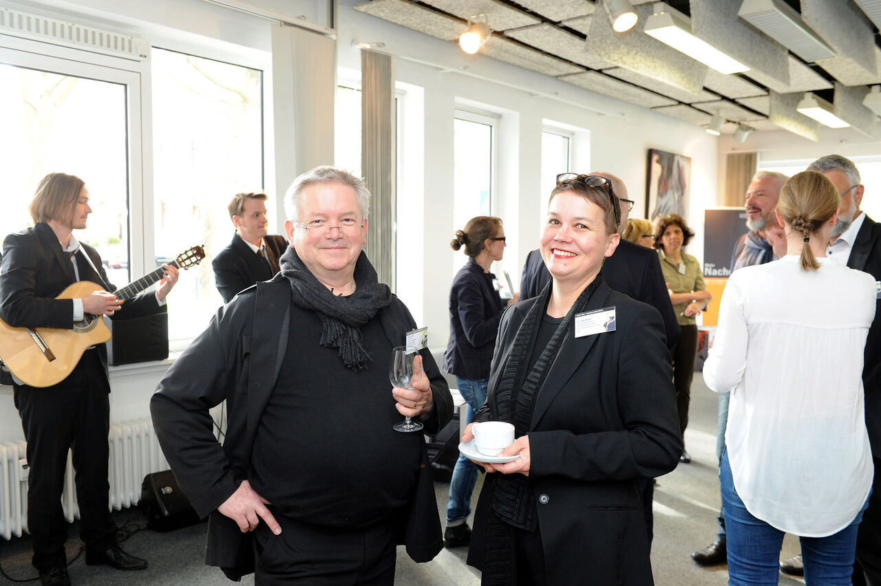 Vorstandsmitglied Jürgen Hill und Geschäftsführerin Annette Müller.