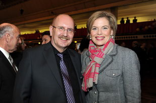 Foto: Präsident Gerold Reker und die CDU Landesvorsitzende Julia Klöckner