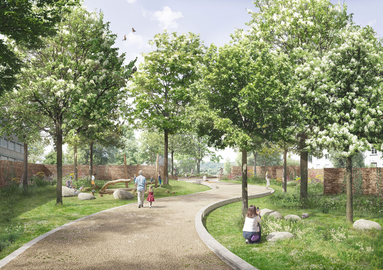 Visualisierung: hola Landschaftsarchitektur, Berlin 3. Preis