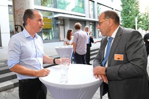 Dr. Ulrich Link und Gerald Lipka nach der Veranstaltung.