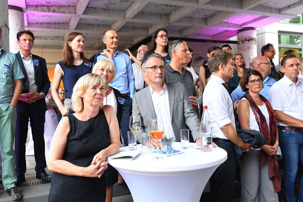 Bau- und Finanzministerin Doris Ahnen, MdL Cornelia Willius-Senzer, Fraktionsvorsitzende FDP-Landtagsfraktion und Landtagspräsident Hendrik Hering (v.l.n.r.).