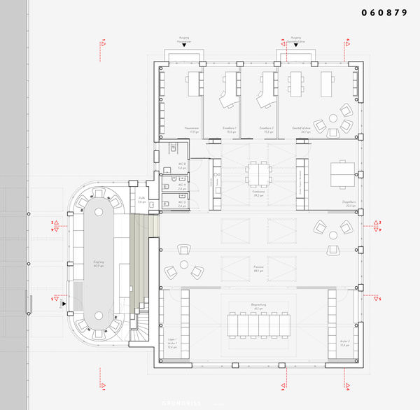 3. Preis: Wenk Architekten aus Berlin: Planskizze