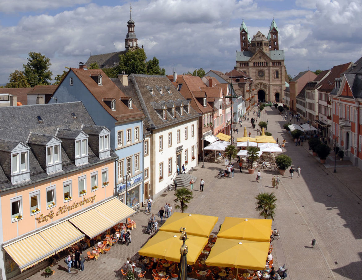 Blick auf die Stadt Speyer