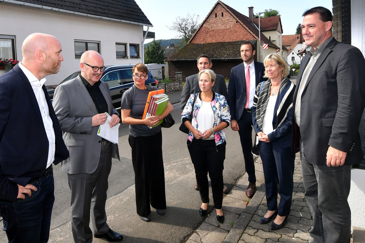 Gruppenfoto beim Tagesauftakt in Hauenstein.