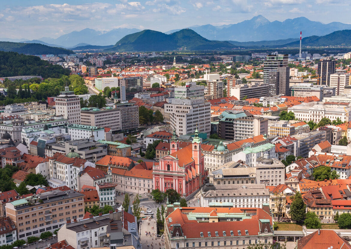 Blick über Ljubliana | Annette Müller