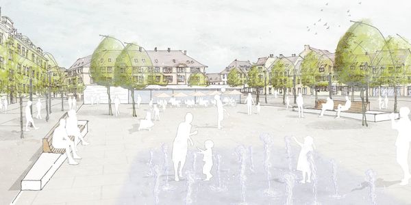 1.Preis: faktorgrün Landschaftsarchitekten, Freiburg, Thomas Schüler Architekt+Stadtplaner