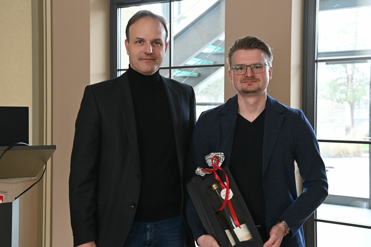 Thilo Gries und Viktor Poteschkin