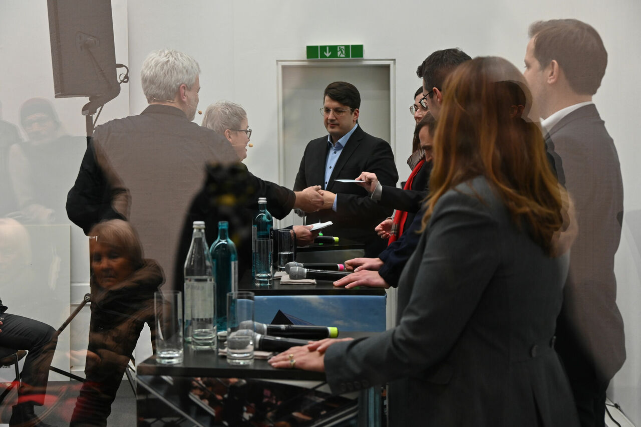 Diskussionsrunde im Zentrum Baukultur zur Oberbürgermeisterwahl in Mainz