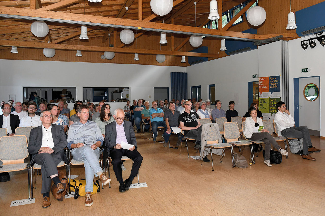 Die zweite Veranstaltung zum hochwasserangepassten Bauen fand im Gemeindehaus DüNaLü in Dümpelfeld statt.