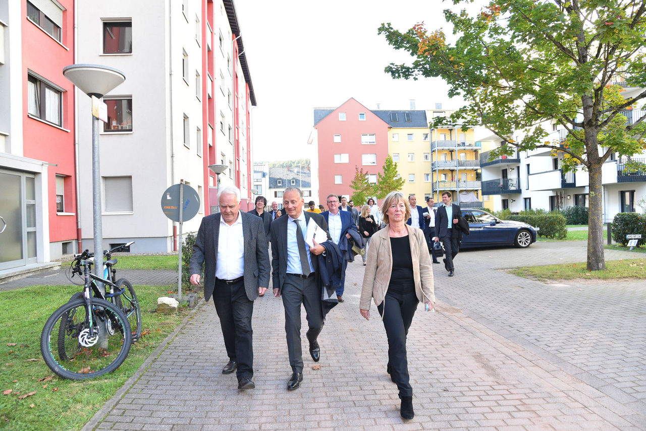 Fachreise Wohnen 2021: Letzte Station des ersten Tages - das Maarviertel in Trier