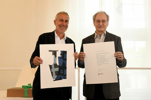 Joachim Rind, Dr. Rainer Metzendorf (rechts) 