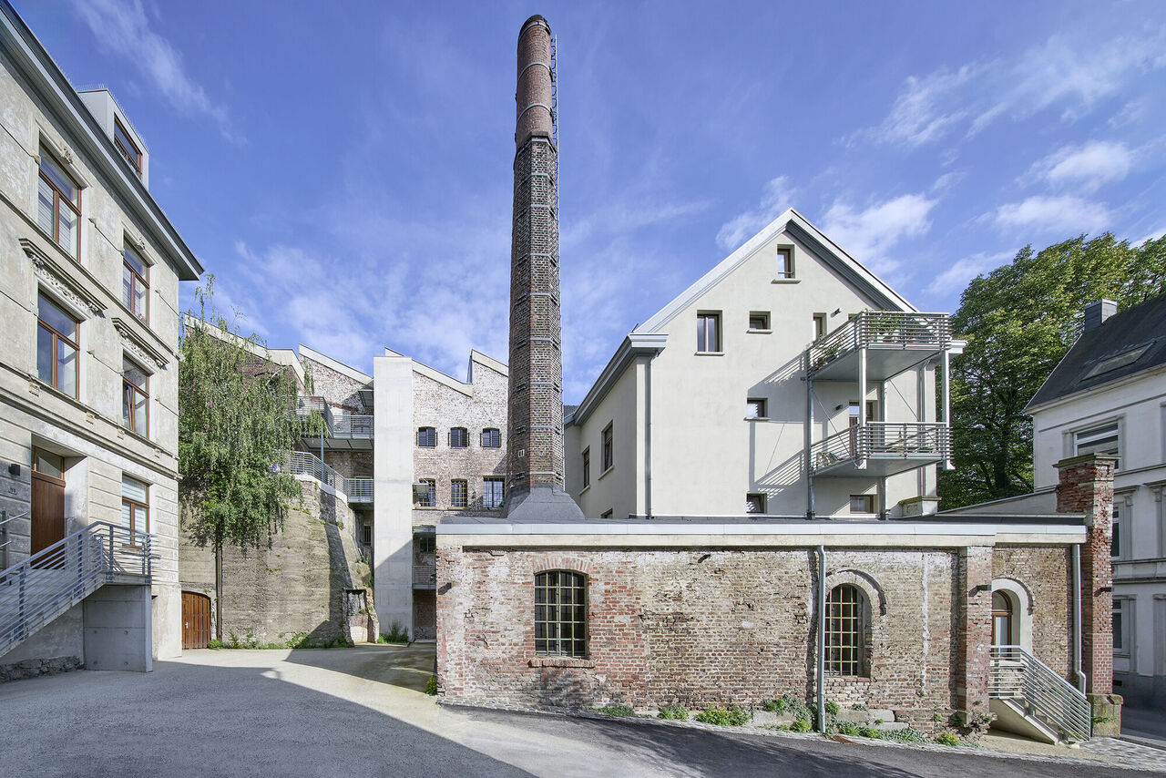 Ensemble von Industriearchitektur