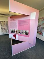 Ausstellungstafel zu Entwicklung von Wohnformen