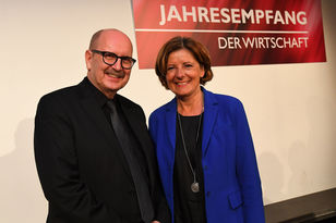 Kammerpräsident Gerold Reker mit Ministerpräsidentin Malu Dreyer