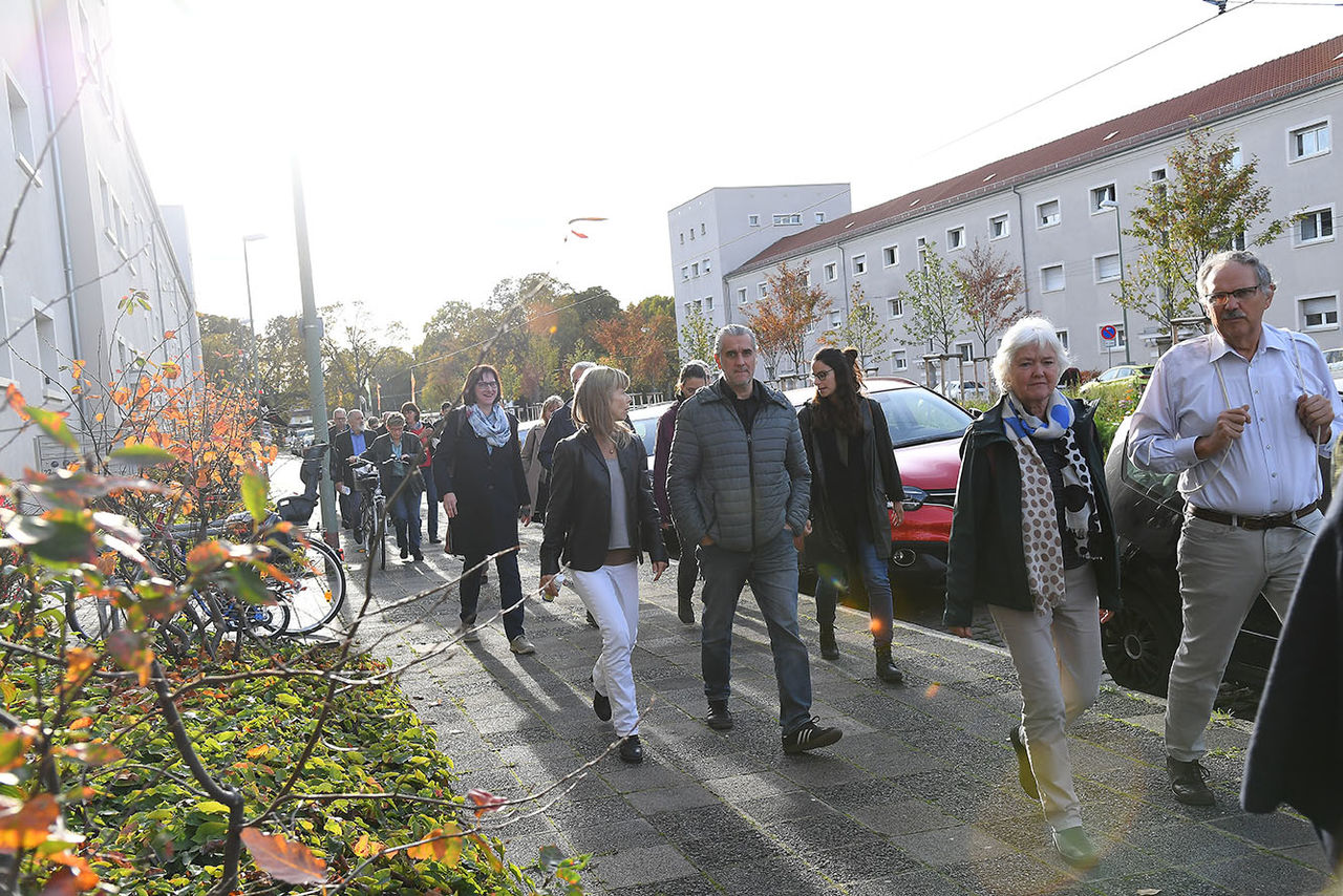 Unterwegs in der Ebertsiedlung