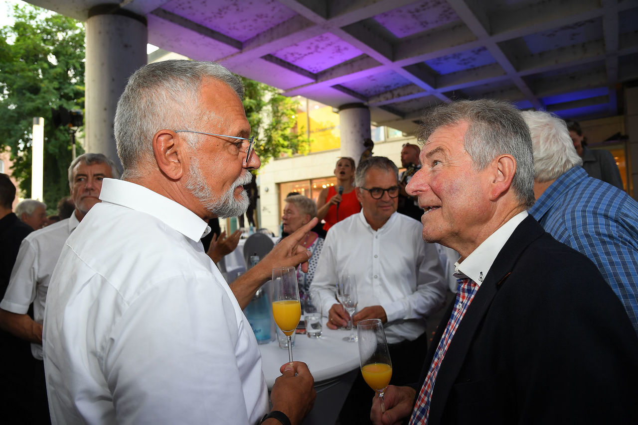 Stadtplaner Frank Böhme, Vizepräsident der Architektenkammer Rheinland-Pfalz (links)