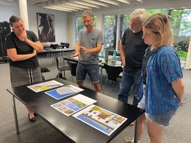 Die Jury v.l.n.r: Eva Holdenried, Markus Ackermann, Thomas Dang, Vanessa Evard