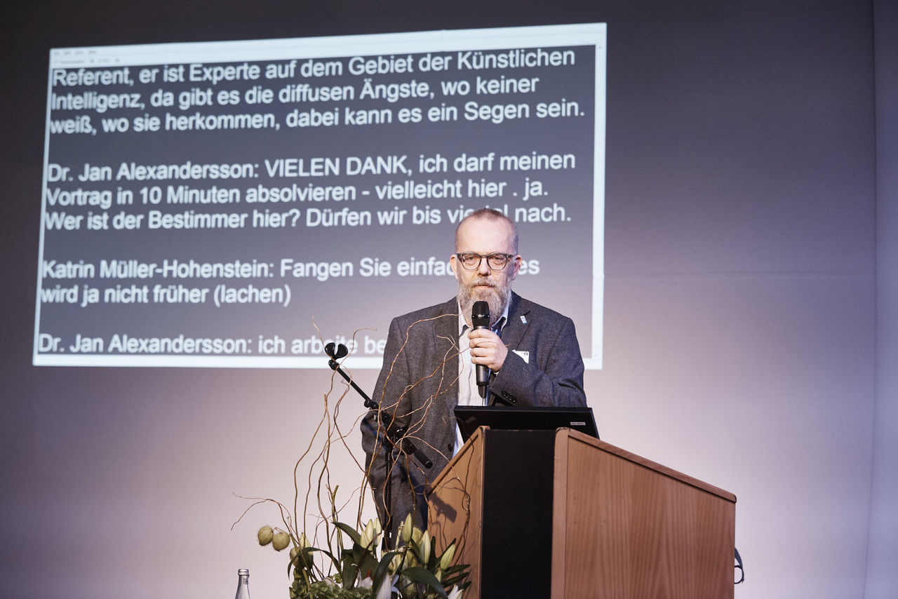 Dr. Jan Alexandersson vom Deutschen Forschungszentrum für Künstliche Intelligenz in Saarbrücken 