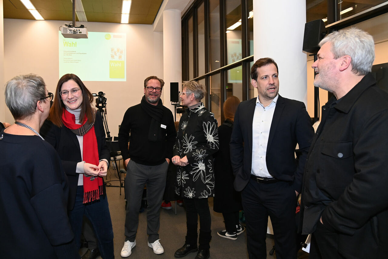 Diskussionsrunde im Zentrum Baukultur zur Oberbürgermeisterwahl in Mainz