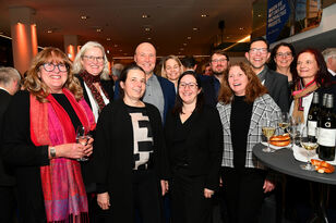 Jahresempfang der Wirtschaft 2024, Gruppenbild mit elf Personen