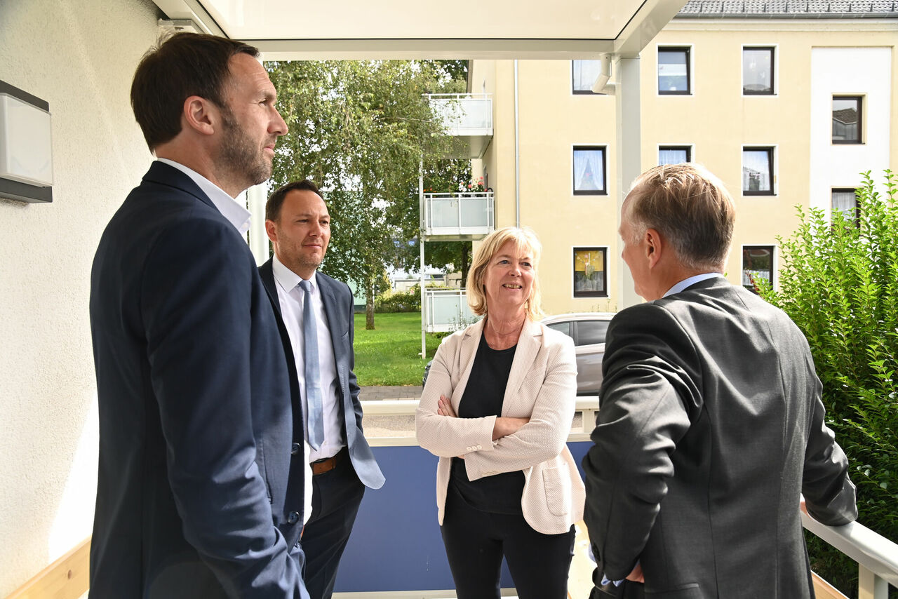 Dr. Axel Tausendpfund, David Meurer, Doris Ahnen, Alexander Rychter